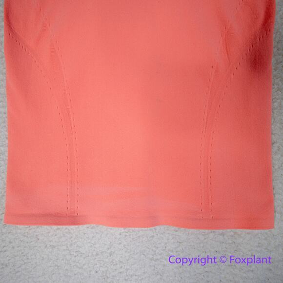 Ivivva *discoloration* tank top orange red, women size 12 - Picture 3 of 14